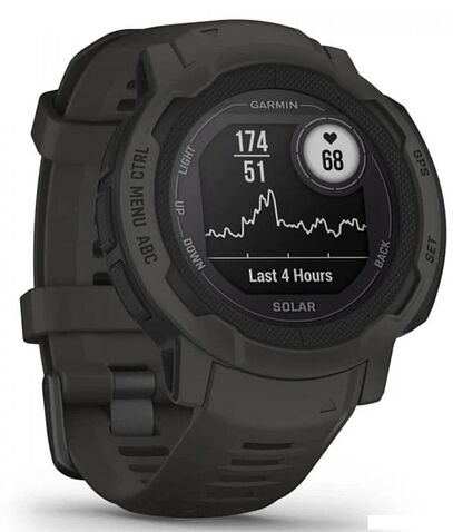 Умные часы Garmin Instinct 2 Solar (черный)
