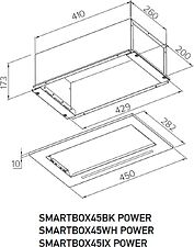 Кухонная вытяжка Meferi SMARTBOX52BK Power Кухонная вытяжка Meferi SMARTBOX52BK Power