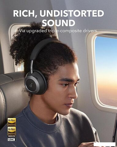 Наушники Anker Soundcore Space One Pro (черный)