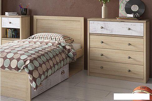 Комод Anrex Diesel 4S/D2 (дуб мадура/энигма)