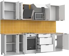 Готовая кухня Arvento АНТА-плюс 2.2м (белый)