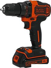 Дрель-шуруповерт Black & Decker BDCDD186K1B (с 2-мя АКБ)