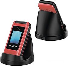 Кнопочный телефон Maxvi E8 (красный)