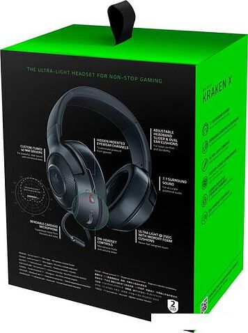 Наушники Razer Kraken X (черный)