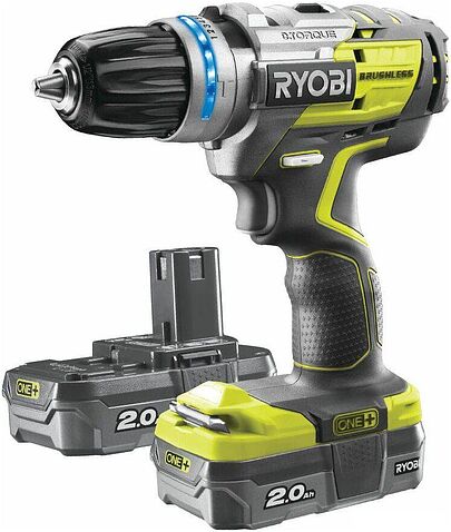 Ударная дрель-шуруповерт Ryobi R18PDBL-220S 5133003436 (с 2-мя АКБ, сумка)