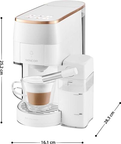 Капсульная кофеварка Sencor SCC 3001WH