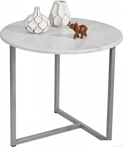 Журнальный столик Мебелик BeautyStyle 27 (дуб дымчатый/металлик)