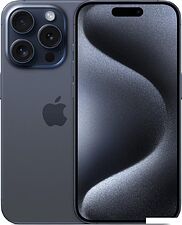 Смартфон Apple iPhone 15 Pro Dual SIM 1TB (синий титан)