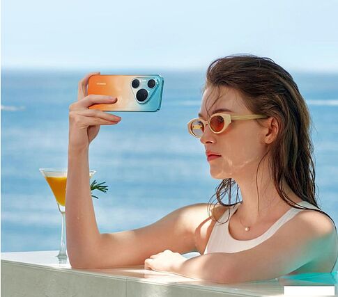 Телефон Huawei Pura 90s Pro Max SCA-LX9 12GB/512GB (оранжево-голубой, международная версия)