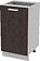 Шкаф напольный Интерлиния Компо НШ45р-1дв (дуб венге)