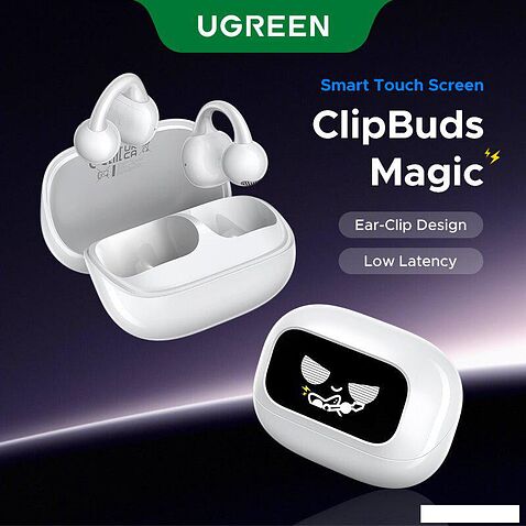 Наушники Ugreen HiTune ClipBuds Magic WS208 (белый)