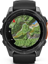 Умные часы Garmin Fenix 8 51мм (серый, черный силиконовый ремешок) Умные часы Garmin Fenix 8 51мм (серый, черный силиконовый ремешок)