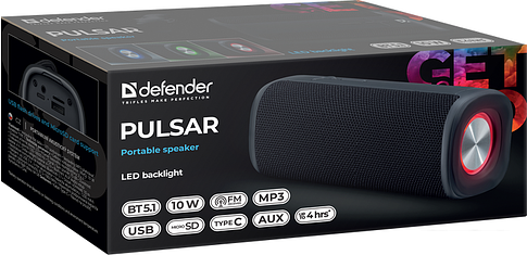 Беспроводная колонка Defender Pulsar
