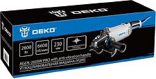 Угловая шлифмашина Deko AGDK-2600W PRO 084-1083 Угловая шлифмашина Deko AGDK-2600W PRO 084-1083