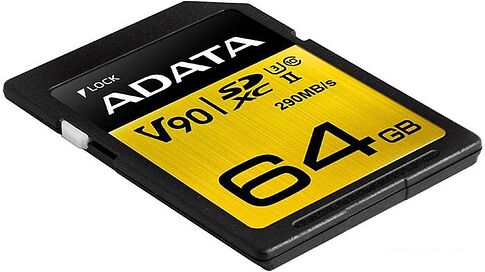 Карта памяти ADATA Premier ONE ASDX64GUII3CL10-C SDXC 64GB