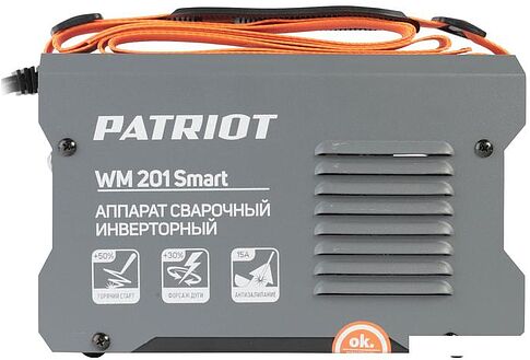 Сварочный инвертор Patriot WM 201 Smart