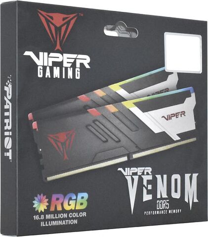 Оперативная память Patriot Viper Venom RGB 2x16ГБ DDR5 6000МГц PVVR532G600C30K