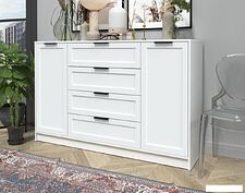 Тумба Интерлиния Концепт Тренд КТ-Т160 (белый платинум/белый)