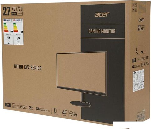 Игровой монитор Acer Nitro XV272UVbmiiprzx UM.HX2EE.V23