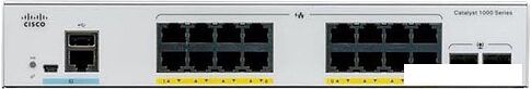 Управляемый коммутатор 2-го уровня Cisco Catalyst C1000-16P-2G-L Управляемый коммутатор 2-го уровня Cisco Catalyst C1000-16P-2G-L
