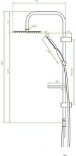 Душевая система Laveo Fino PL2 70OX