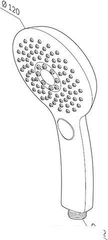 Душевая лейка AM.PM Inspire 2.0 F0250A000