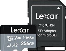 Карта памяти Lexar microSDXC LMS1066256G-BNANG 256GB (с адаптером) Карта памяти Lexar microSDXC LMS1066256G-BNANG 256GB (с адаптером)