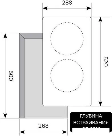 Варочная панель LEX EVH 320-0 BL
