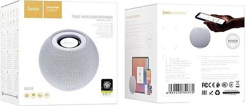 Беспроводная колонка Hoco BS45 Deep Sound (серый)