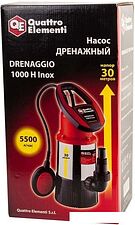 Дренажный насос Quattro Elementi Drenaggio 1000 H Inox Дренажный насос Quattro Elementi Drenaggio 1000 H Inox