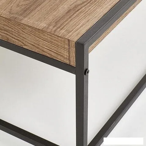 Журнальный столик Halmar Fregata (орех медовый/черный)