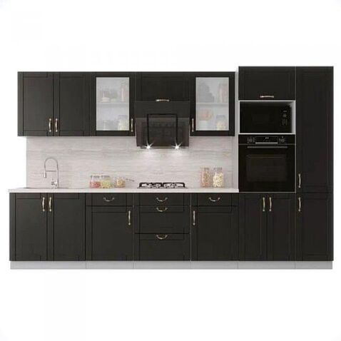 Готовая кухня Интерлиния Мила Крафт 3.4 (дуб английский)