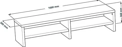 Тумба Mebelain Enkel TV16 (дуб беленый)