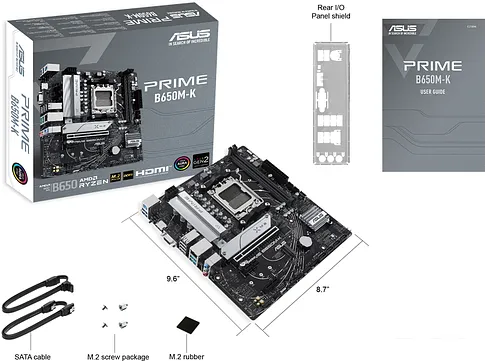 Материнская плата ASUS Prime B650M-K