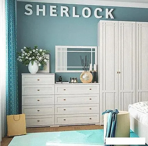 Комод Глазов Sherlock 6 (ясень анкор светлый)