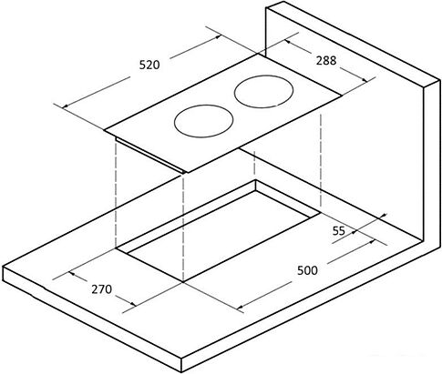 Варочная панель Monsher MHE 33