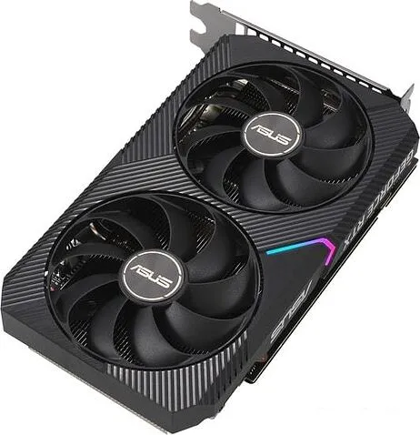 Видеокарта ASUS Dual GeForce RTX 3060 Ti V2 Mini OC Edition 8GB GDDR6