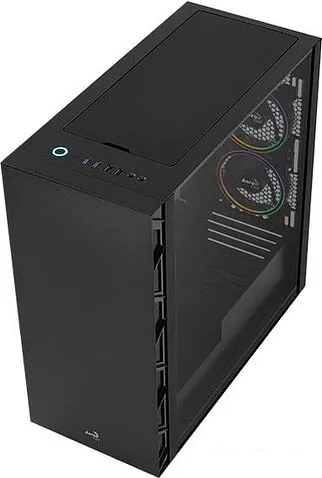 Корпус AeroCool Flo Saturn FRGB-G-BK-v1