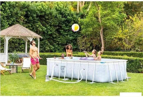 Каркасный бассейн Intex Chevron Prism Frame 26780 (400х200 см)