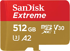 Карта памяти SanDisk Extreme SDSQXAV-512G-GN6MA microSDXC 512GB Карта памяти SanDisk Extreme SDSQXAV-512G-GN6MA microSDXC 512GB