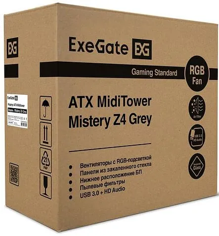 Корпус ExeGate Mistery Z4 EX294389RUS