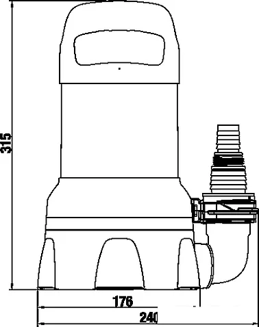 Дренажный насос Gardena 11000 (для чистой воды)