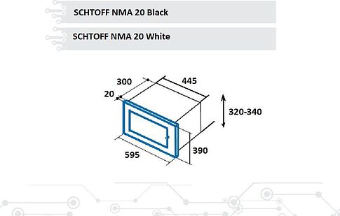 Микроволновая печь Schtoff NMA 20 Black