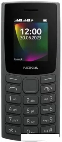 Кнопочный телефон Nokia 106 (2023) Dual SIM TA-1564 (угольный)