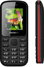 Мобильный телефон TeXet TM-130 (черный/красный)