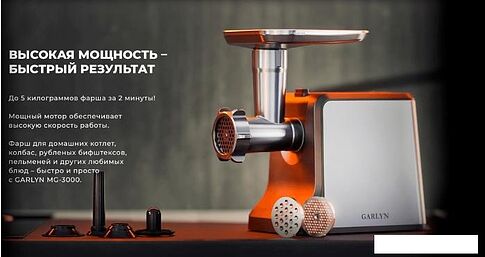 Мясорубка Garlyn MG-3000