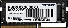 Оперативная память Patriot 8GB DDR4 SODIMM PC4-21300 PSD48G26662S Оперативная память Patriot 8GB DDR4 SODIMM PC4-21300 PSD48G26662S