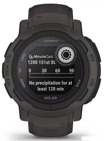 Умные часы Garmin Instinct 2 Solar (черный)