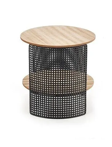 Журнальный столик Halmar Trafica (натуральный/черный)