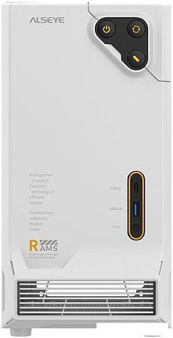 Корпус ALSEYE RAMS 1.0 Type-C (белый)